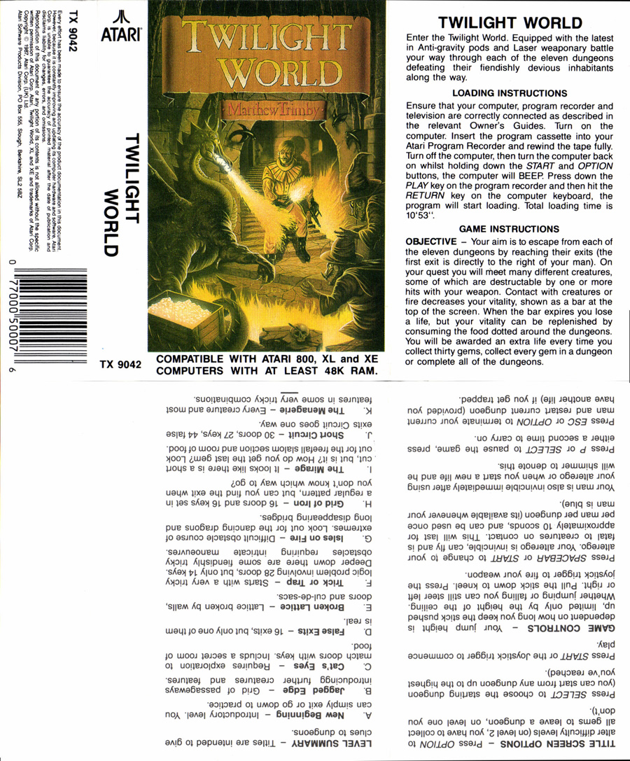 AtariWiki V3.1: Twilight World